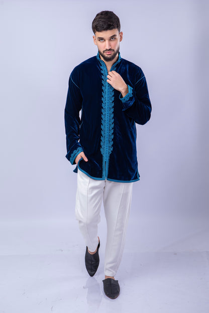 Elegant Deep Blue Men’s Jabador