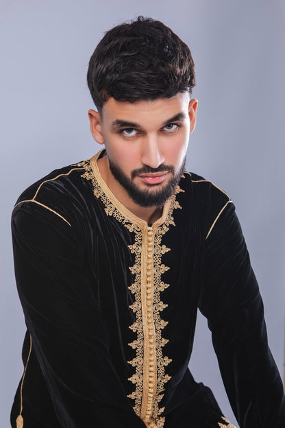 Men’s Black & Gold Jabador