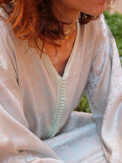 Dalia Matcha Green Kaftan