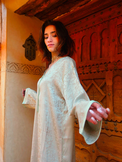 Dalia Matcha Green Kaftan
