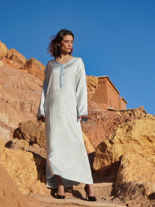 Dalia Sky Blue Kaftan