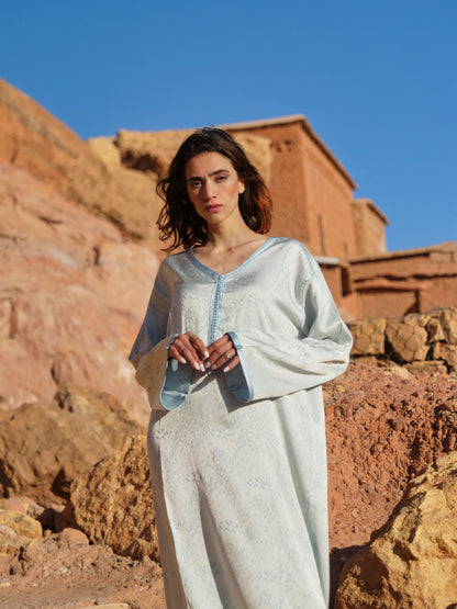 Dalia Sky Blue Kaftan