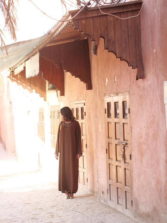 Elegant Brown Jellaba – House of Sophie