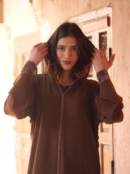 Elegant Brown Jellaba – House of Sophie