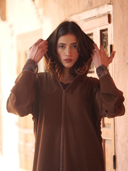 Elegant Brown Jellaba – House of Sophie
