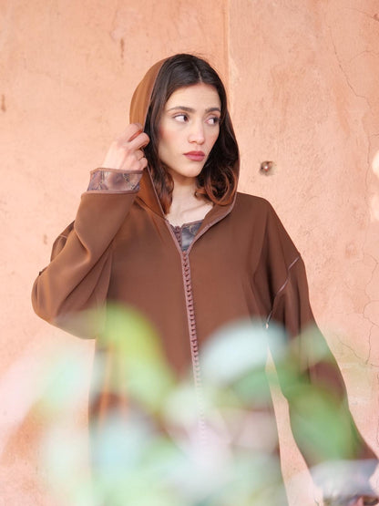 Elegant Brown Jellaba – House of Sophie