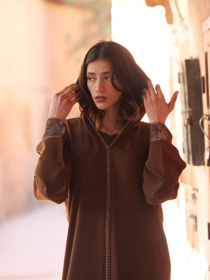 Elegant Brown Jellaba – House of Sophie